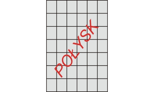 Etykiety samoprzylepne na arkuszach A4 białe błyszczące  35x42.4